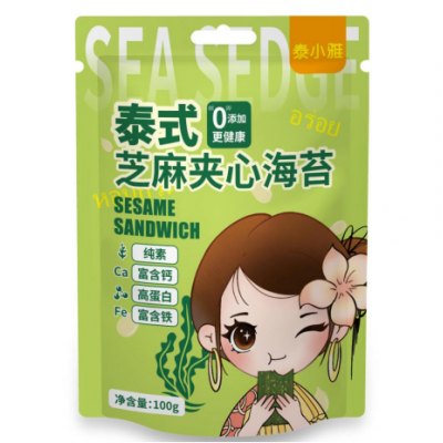 泰小雅泰式芝麻夹心海苔100g/袋