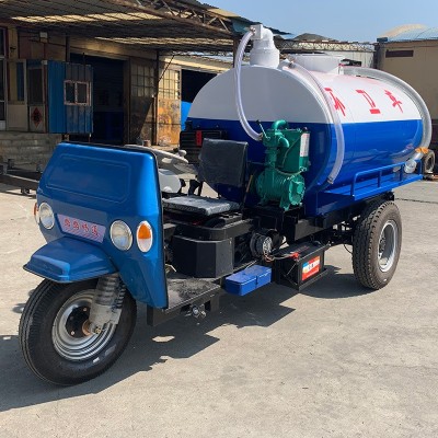 工程洒水车柴油三轮洒水车工程雾炮喷洒车工地降尘三轮洒水车