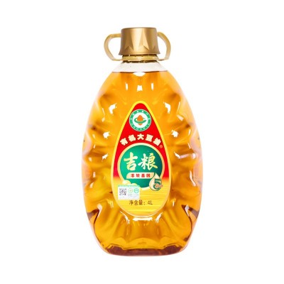 吉粮有机大豆油4L有机健康滴滴油香
