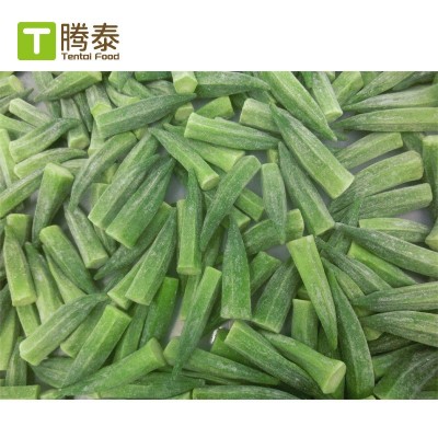 大批量现货厂家直供 卡里巴速冻黄秋葵 冷冻黄秋葵条段
