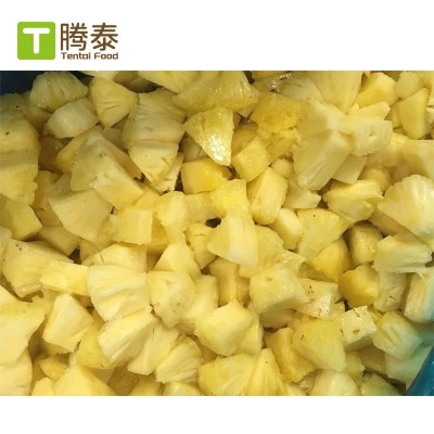 大批量现货厂家直供皇后速冻菠萝块 沙捞越冷冻菠萝丁片碎