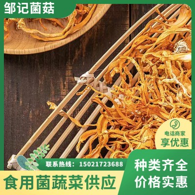 虫草花干货 色泽金黄味道鲜 煲汤炖菜必备 鲜美可口