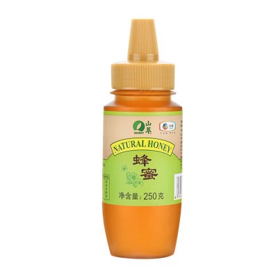 中粮山萃蜂蜜250g新日期多花蜂蜜百花蜜挤压瓶装真蜂蜜一件代发