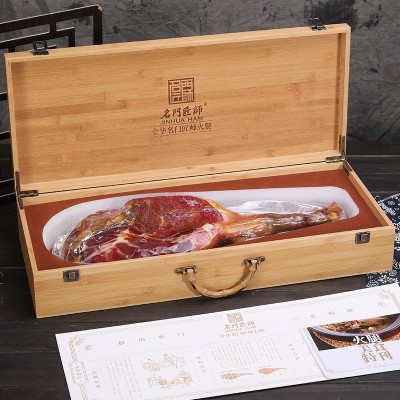 名门匠师金华火腿正宗火腿7斤整腿木盒商务春节礼品特产礼盒礼包