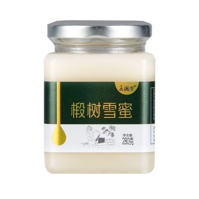 饶河保护区原生黑蜂农家自采280克醇香白蜜奶油状结晶紫椴树蜂蜜