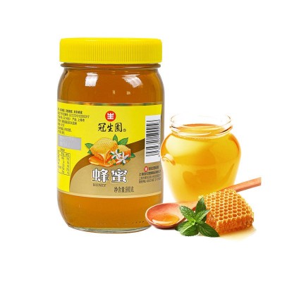 上海冠生园蜂蜜纯正百花洋槐蜂蜜冲饮纯蜜蜂冠生园蜂蜜900g