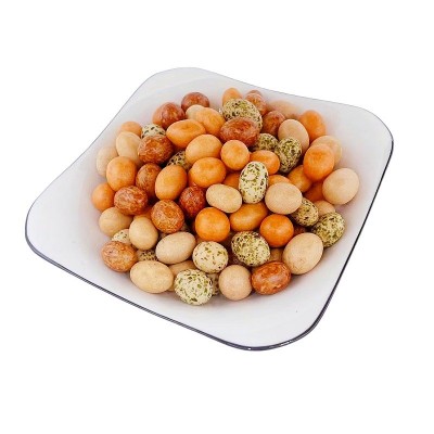 武顺逗裹衣花生 休闲食品5斤袋装多彩豆鱼皮花生海苔酱香原味混合